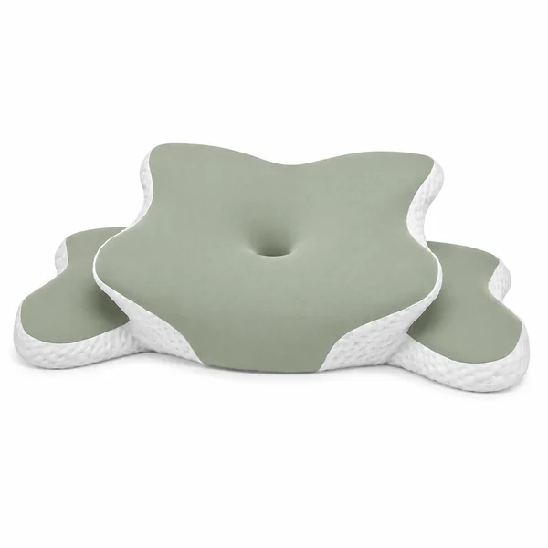 Groen kleur van het kussen